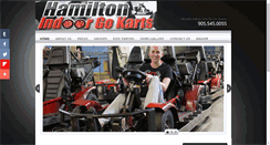 Desktop Screenshot of hamiltonindoorgokarts.com